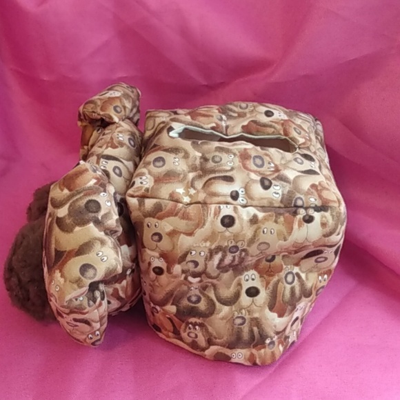 Vintage Bulldog Square tissue box cover - Picture 3 of 6